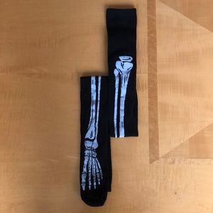 Skeleton Knee Socks